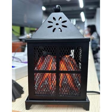 Imagem de Aquecedores de cera para derretimento de cera, aquecedor elétrico de cera com temporizador, aquecedor de cera de lareira para aromaterapia de spa, casa, quarto, queimador de óleo para óleo perfumado