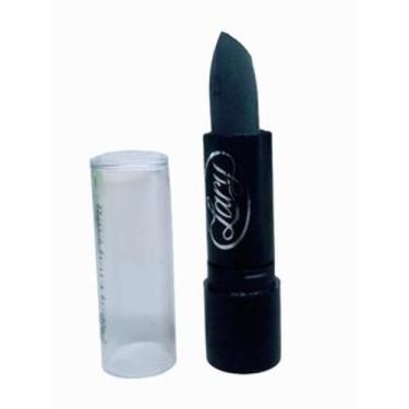 Imagem de Batom Tinta Cores Neon Ou Preto Halloween Fantasia Maquiagem Dia Das B