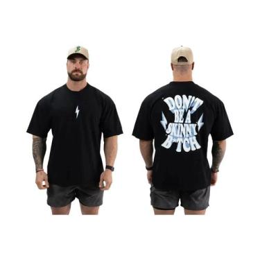 Imagem de Camiseta De Algodão Para Academia Masculina, T-Shirt Cbum Para Homens 