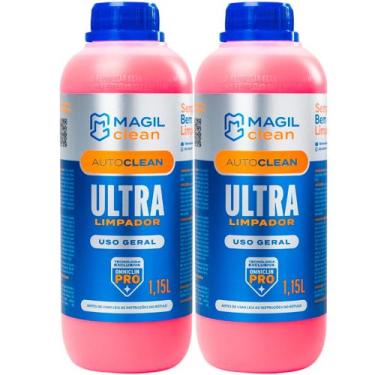 Imagem de Kit 2 Autoclean Ultra Limpador Magil Shampoo Pré-Lavagem - 1,5L