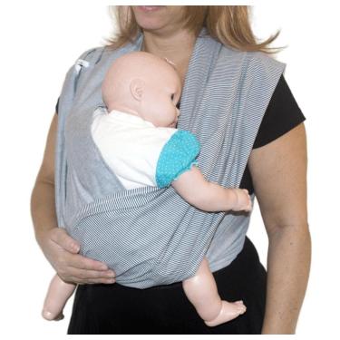 Imagem de Fastsling Canguru Piêpaô Fast Sling Listras + Cinza Mescla