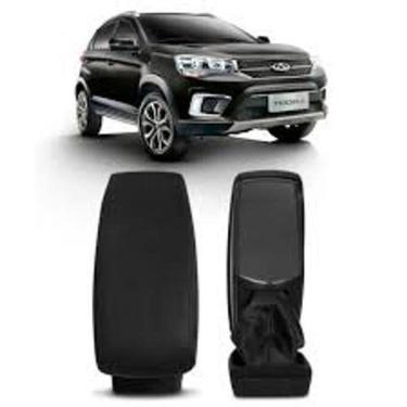 Imagem de Apoio de braço Tiggo 2 sintético cinza costura cinza