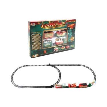 Imagem de Conjunto De Trem Elétrico De Natal Para Crianças, Realista, Montagem F