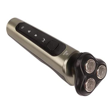 Imagem de Generic Barbeador Elétrico USB Masculino para Barbear Limpo Máquina de Cortar Cabelo Multifuncional para Salão Doméstico, Verde Escuro Quatro Em um, Design Lavável, Utilidade Ampla