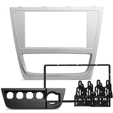 Imagem de Moldura do Painel 7 Polegadas Gol Saveiro Voyage 2013 a 2016 Prata