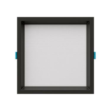 Imagem de Painel De Led Embutir Stella S.deep Quadrado 30x30cm Super-recuado Dimerizável 20w Alto Irc93 - Preto 4000k Luz Neutra