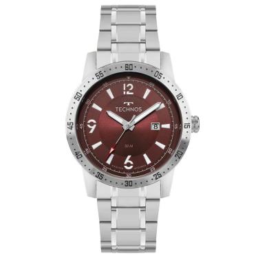 Imagem de Relógio Technos Masculino Militar Prata - 2115ucb-1n