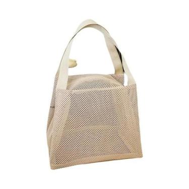 Imagem de Bolsa De Viagem Em Malha De Grande Capacidade Com Alça, Bolsa Portátil