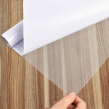 Imagem de Adesivo Transparente 45cm x 10 metros - Plastico Auto Colante para Enc