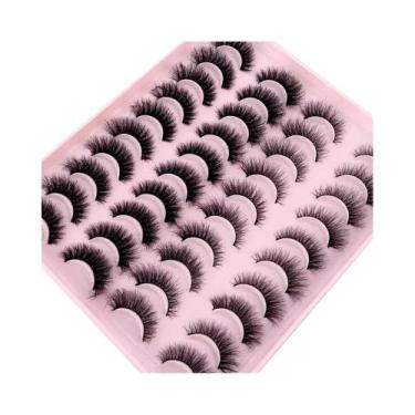 Imagem de Cílios Postiços Naturais Longos 3D De Mink, 20 Pares, Extensão De Cíli