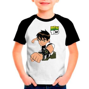 Imagem de Camiseta Desenho BEN10 Moda Infantil Roupa Criança 05, Modelo 08, 14