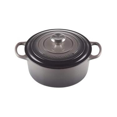 Imagem de PANELA REDONDA LE CREUSET 24CM SIGNATURE CINZA FLINT 21177244442430