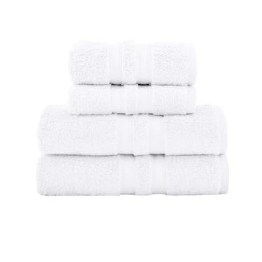 Imagem de Kit Jogo De Toalhas Buddemeyer 4 Peças Algodão Egipcio Banho e Rosto F