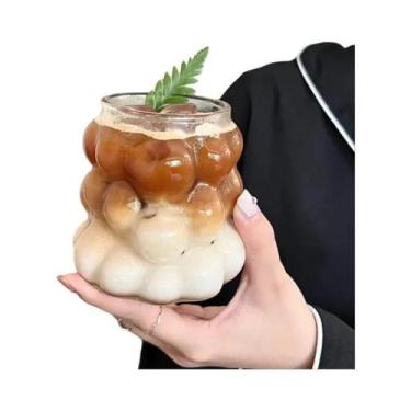 Imagem de Copo De Vidro Transparente Resistente Ao Calor Para Chá, Suco, Leite E