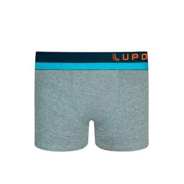Imagem de Cueca Boxer Infantil Lupo 00151-012 Cós com Viés Algodão T. P/GG, G, 8