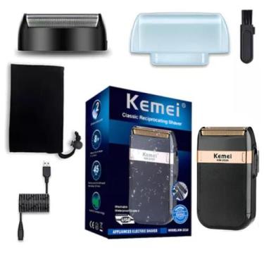 Imagem de Kemei Shaver KM-2024 Recarregável Sem Fio Bivolt Original, Bivolt