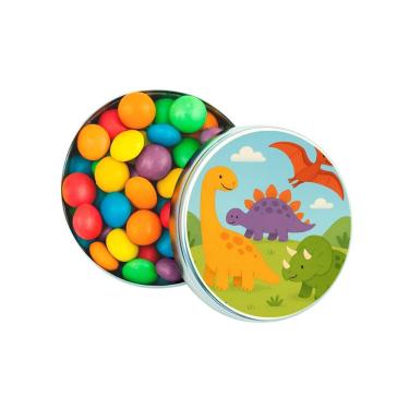 Imagem de Kit 30 Latinhas Lembrancinhas Dinossauros