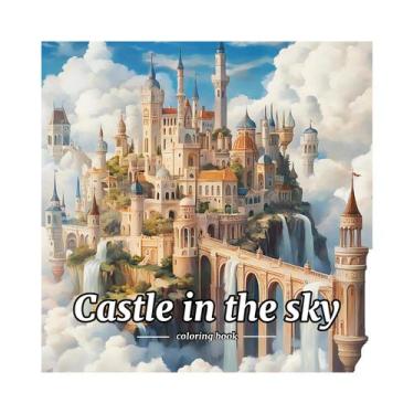 Imagem de Livro De Colorir Para Adultos 20 Páginas Desenhos Com Tema Paisagístic