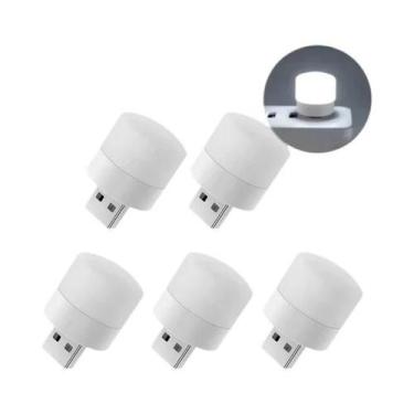 Imagem de Luz Noturna Mini USB Branca Quente, Lâmpada De Leitura LED Para Proteç