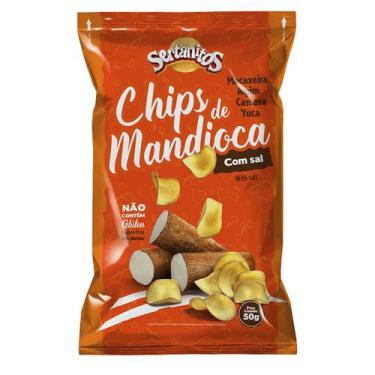 Imagem de Mandioca chips com Sal Sertanitos 50g - Un