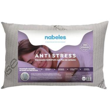 Imagem de Travesseiro Euroflex Antiestresse Com Fios De Carbono Nabeles
