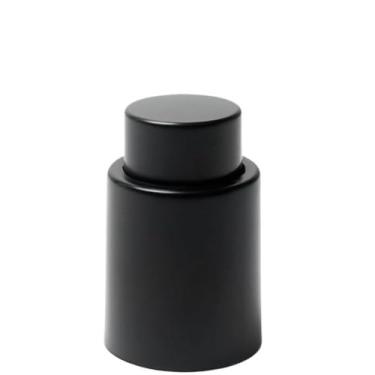 Imagem de Tampa De Pressão Para Garrafas De Vinho Preta- Brinox