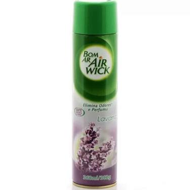 Imagem de Odorizador de Ambiente Aerossol Lavanda com Ação Dupla Que Perfuma e Elimina Odores 360ML Bom Ar
