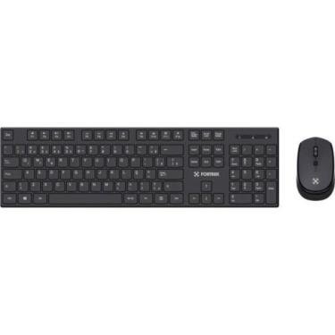 Imagem de Kit Mouse E Teclado Fortrek Cw11 Wireless Preto