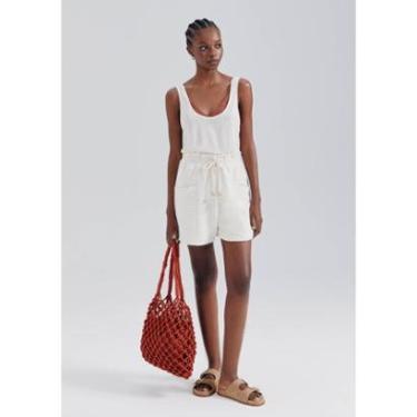 Imagem de Shorts Feminino Texturizado Com Linho Hering-Feminino