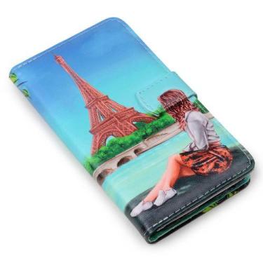 Imagem de Capa carteira estampada paris para samsung a12 a125 - CELLWAY