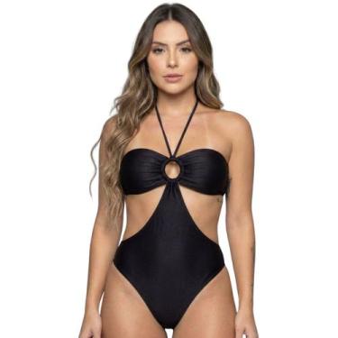 Imagem de Maiô Uv Suplex com Bojo Liso Bella Fiore Body Basico Para Piscina Conf
