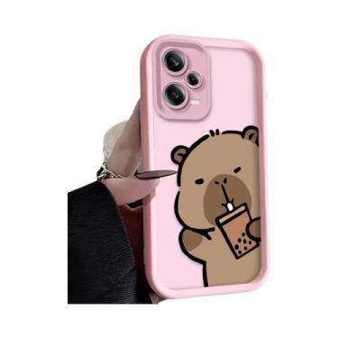 Imagem de Capa De Celular Fosca Capybara Para Xiaomi Redmi Note 14 13 12 11 pro 