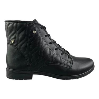 Imagem de Bota Feminina Mississipi Coturno Matelassê Salto Baixo - Conforto Diár