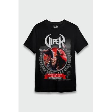 Imagem de Camiseta Viper Of0153 Consulado Do Rock Oficial Banda, M, Preto