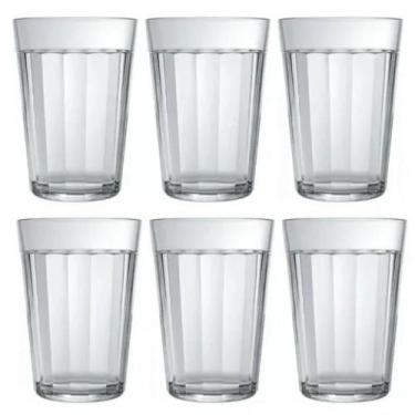 Imagem de Copo Americano Long Drink 300ml Multiuso Nadir 6 Unidades