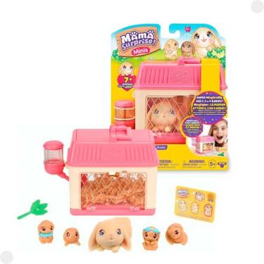 Imagem de Playset Little Live Pets Mini Coelho Rosa F01229 - Fun - Fun Divirta-S