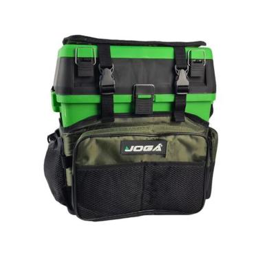 Imagem de Caixa De Pesca Mochila Fishing Box Com Alça - Jogá, Verde