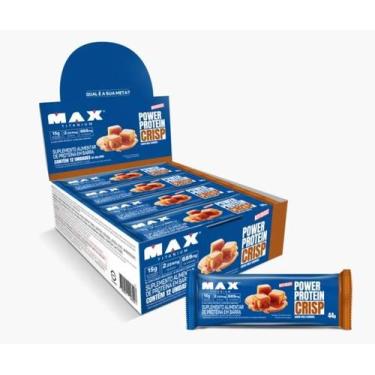 Imagem de Caixa 12 Power Protein Crisp Max Titanium 44g 15G Proteína -, Milk Car