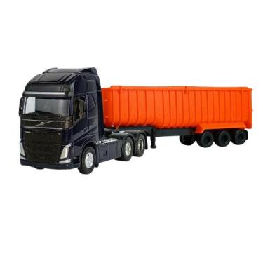 Imagem de Caminhão Volvo FH Basculante 1:64 Welly Azul