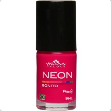 Imagem de Esmalte de Unhas Miss Colors 9ml - Neon - Semi Fosco - Alta Cobertura 