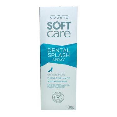Imagem de Soft Care Dental Splash Spray 100 ml  Pet Society - Saúde Bucal sem Es