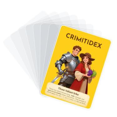 Imagem de Protetores de Cartas Crimitidex 200 Microns Fosco, 6 Pacotes, 300 Unid