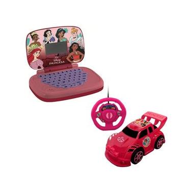 Imagem de Kit Princesas Laptop Infantil Bilingue+ Veículo Smart Driver Candide