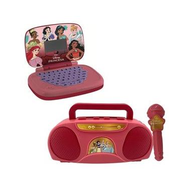 Imagem de Kit Princesas Laptop Infantil Bilingue+ Boombox Candide