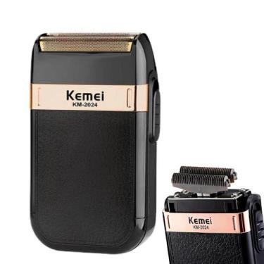 Imagem de Máquina de Barbear Kemei KM2024 - Portátil e Garantido, Bivolt
