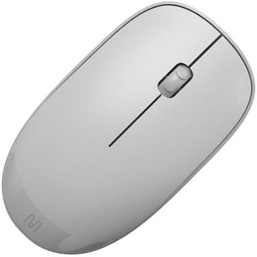 Imagem de Mouse Sem Fio Usb Multi Branco Silencioso - Multilaser
