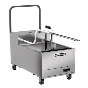 Imagem de Filtrador de Óleo Industrial FO 45 com Filtragem Micrométrica Estrutura em Aço Inox 45L 220V Metalcubas