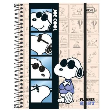 Imagem de Planner 2027 M7 espiral Snoopy 80 folhas Tilibra Cor:Bege, Bege