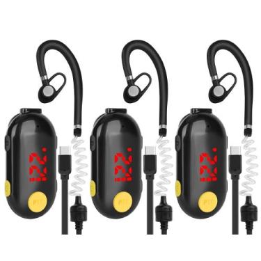 Imagem de Walkie Talkies ELIDAIP T-M9 Mini com Fones Bidirecional