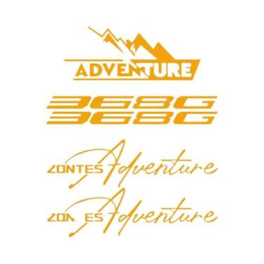 Imagem de Kit De Adesivos Refletivos Para Motocicleta ZONTES 368G Moto Aventura 